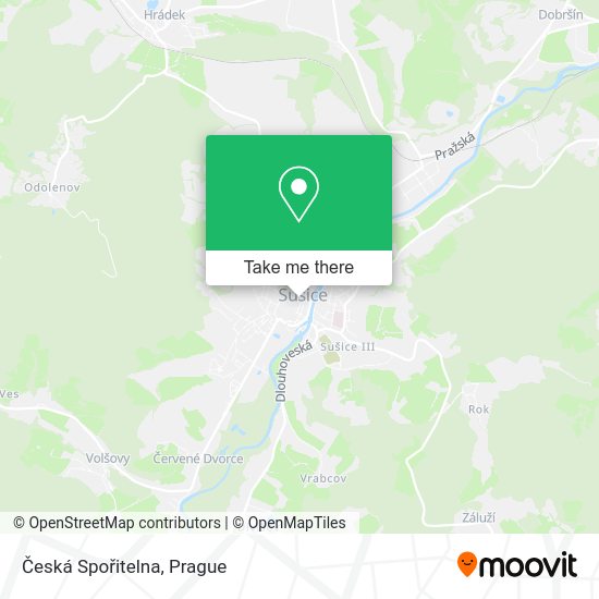 Česká Spořitelna map