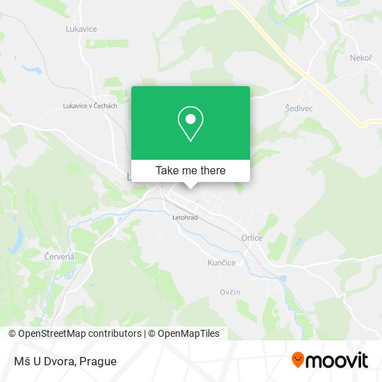 Mš U Dvora map