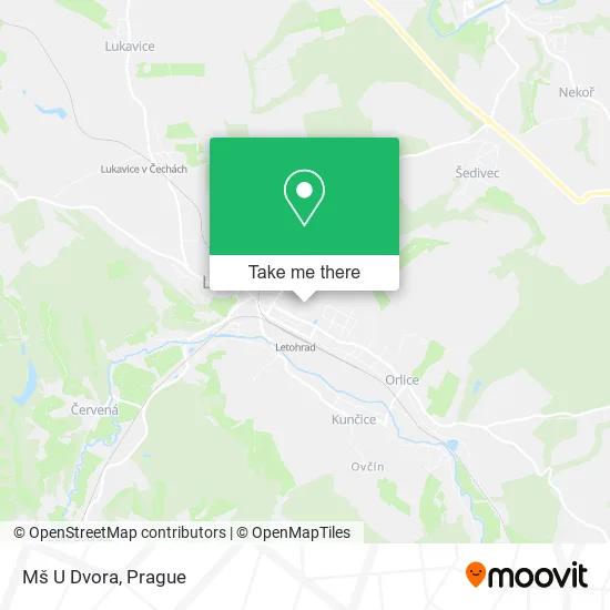 Карта Mš U Dvora