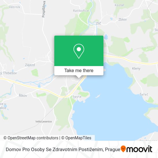 Domov Pro Osoby Se Zdravotním Postižením map