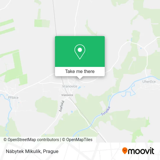 Карта Nábytek Mikulík