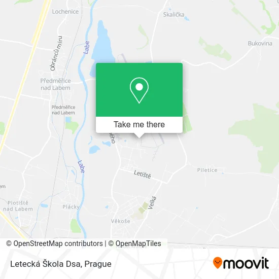 Карта Letecká Škola Dsa