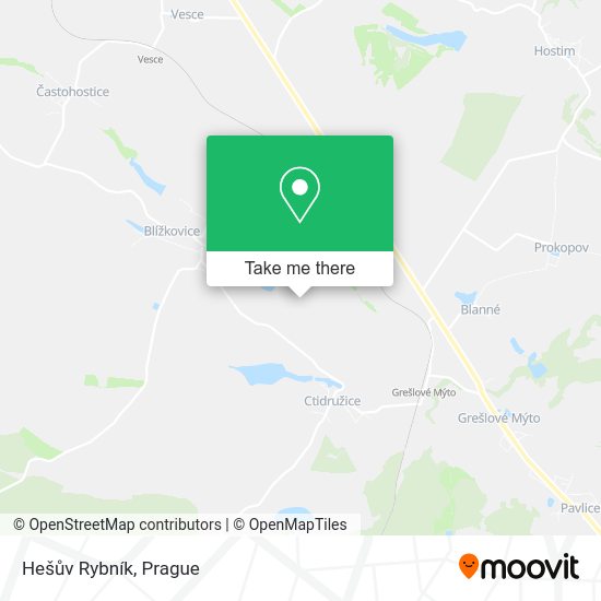 Hešův Rybník map
