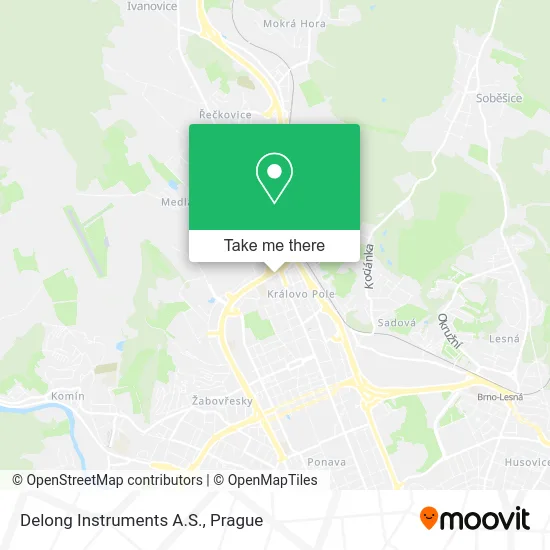 Delong Instruments A.S. map