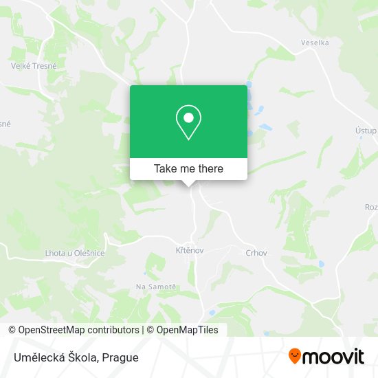 Umělecká Škola map