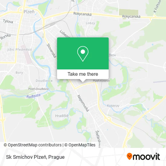 Карта Sk Smíchov Plzeň