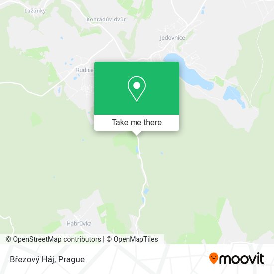Březový Háj map