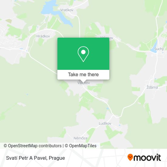 Svatí Petr A Pavel map