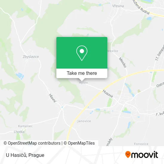 Карта U Hasičů