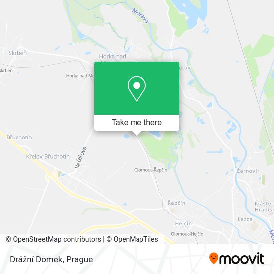 Drážní Domek map