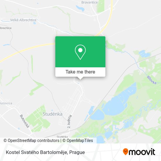 Kostel Svatého Bartoloměje map