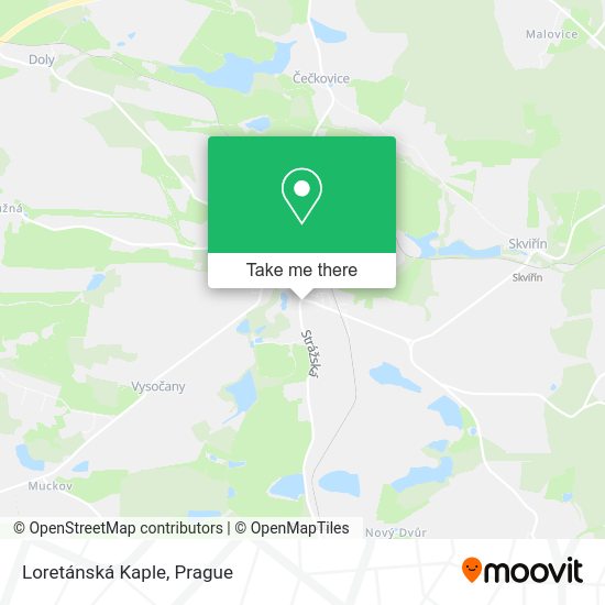 Карта Loretánská Kaple