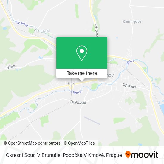 Okresní Soud V Bruntále, Pobočka V Krnově map