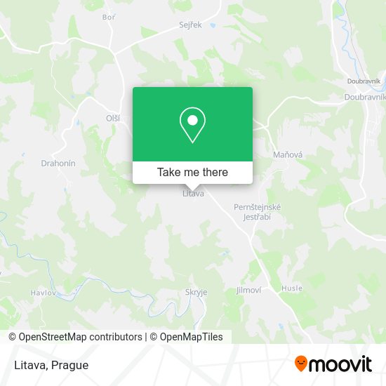 Карта Litava