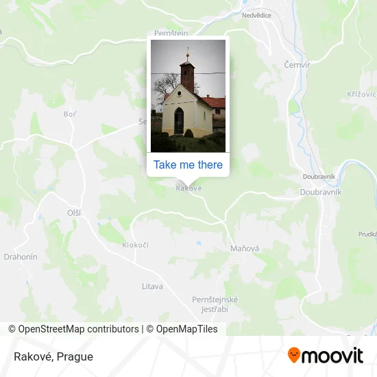 Карта Rakové