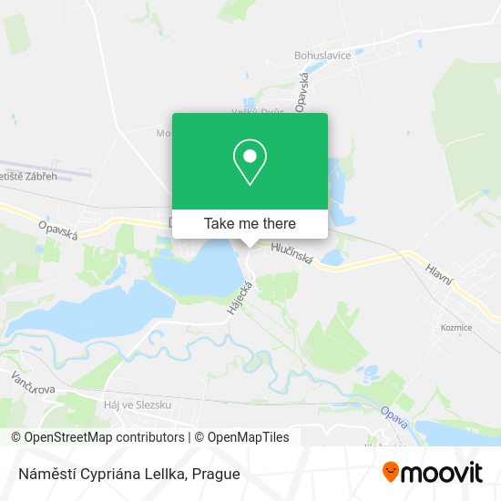 Náměstí Cypriána Lellka map