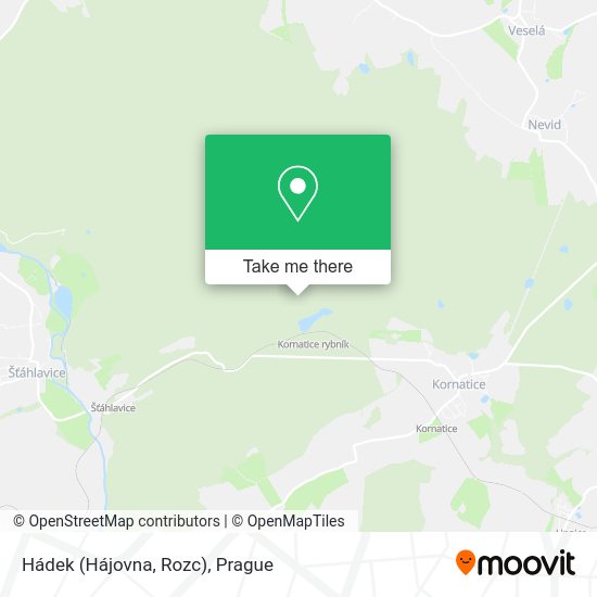 Hádek (Hájovna, Rozc) map