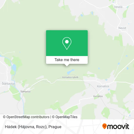 Карта Hádek (Hájovna, Rozc)