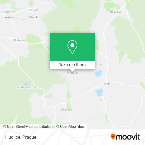Карта Hudlice