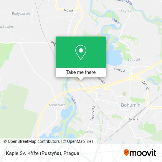 Kaple Sv. Kříže (Pustyňa) map