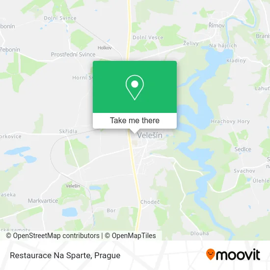 Карта Restaurace Na Sparte