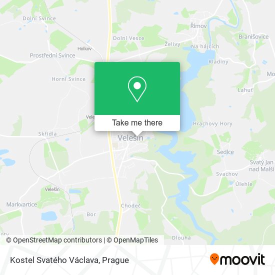 Kostel Svatého Václava map