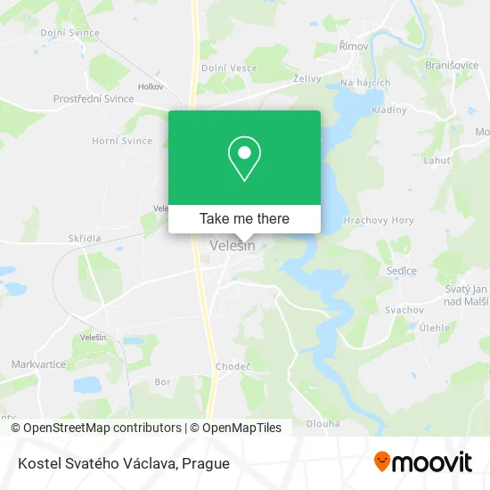 Карта Kostel Svatého Václava
