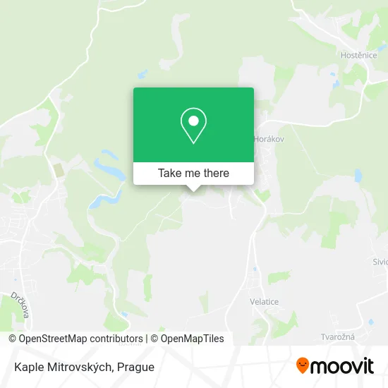 Карта Kaple Mitrovských