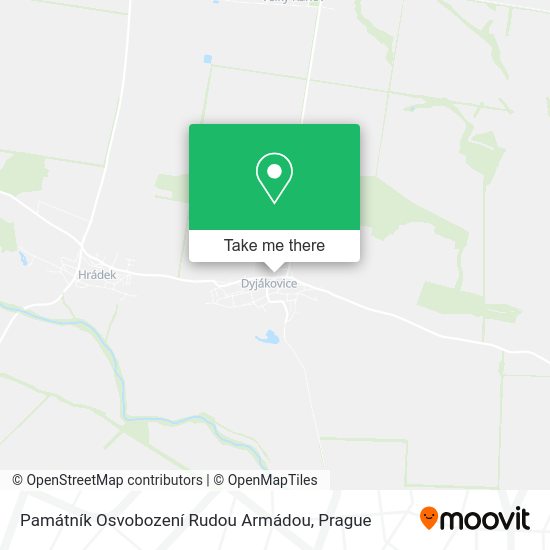 Památník Osvobození Rudou Armádou map