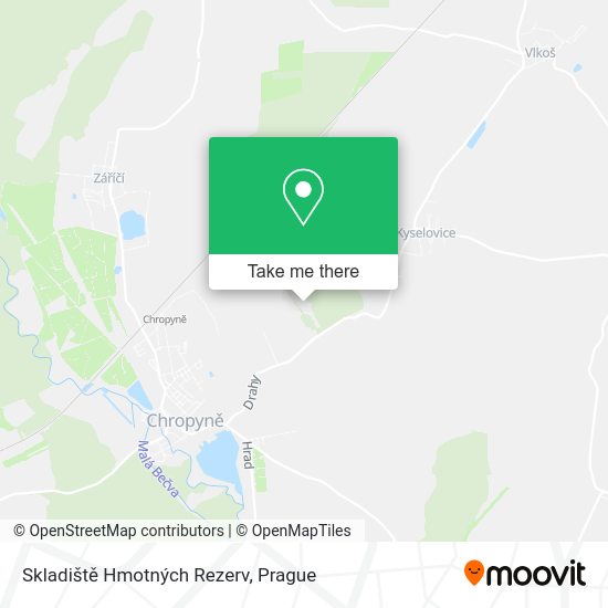 Skladiště Hmotných Rezerv map
