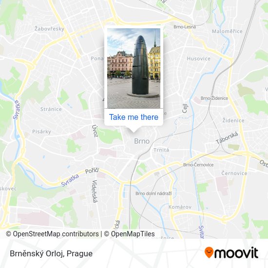 Brněnský Orloj map
