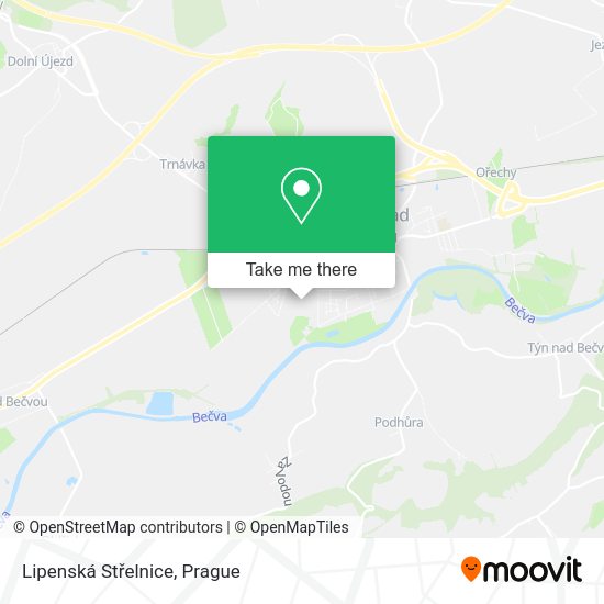 Lipenská Střelnice map