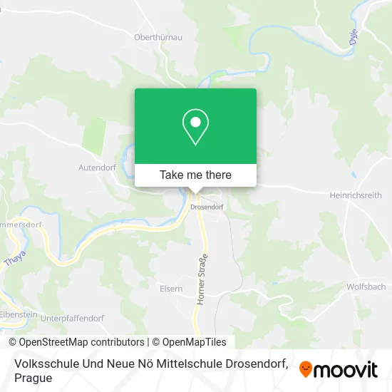 Volksschule Und Neue Nö Mittelschule Drosendorf map