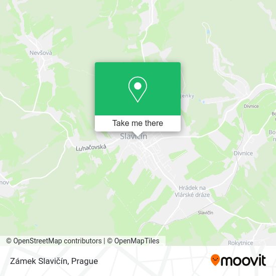 Zámek Slavičín map