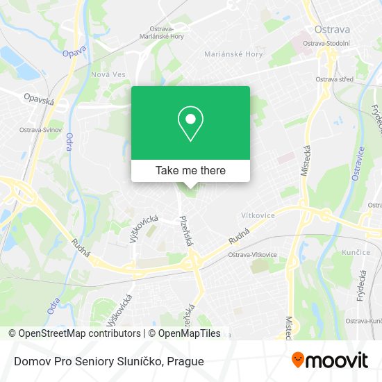 Domov Pro Seniory Sluníčko map