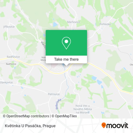 Květinka U Pasáčka map