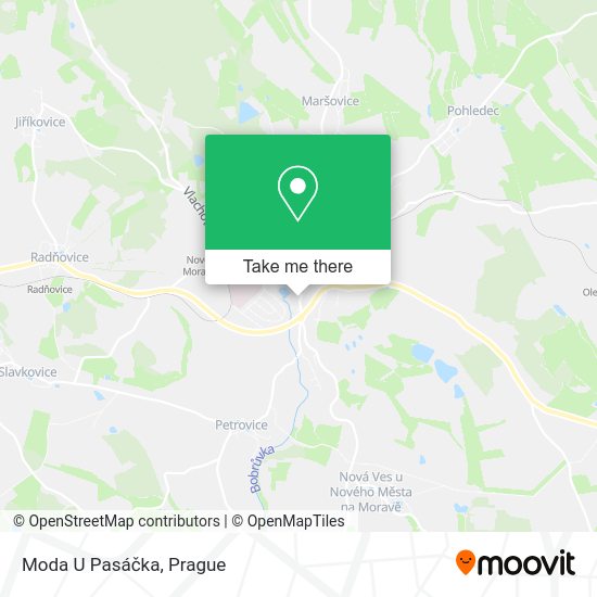 Moda U Pasáčka map