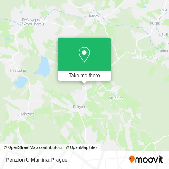 Карта Penzion U Martina