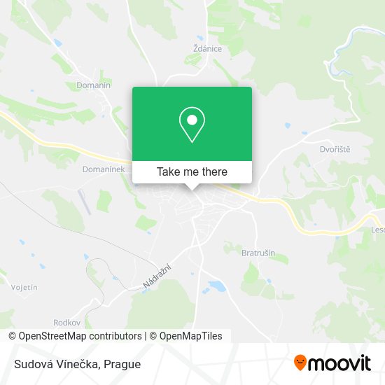 Sudová Vínečka map