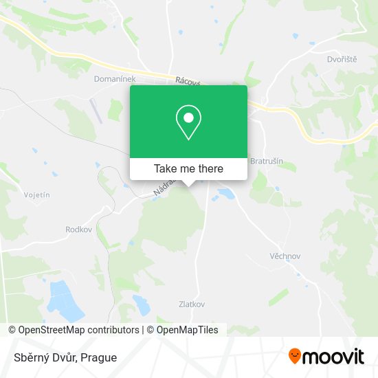Sběrný Dvůr map