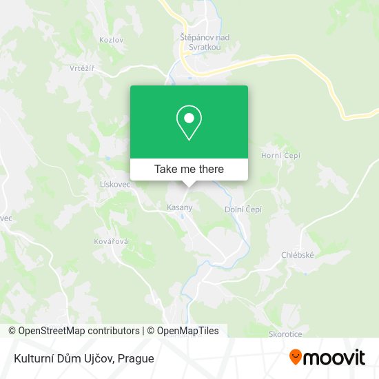 Kulturní Dům Ujčov map