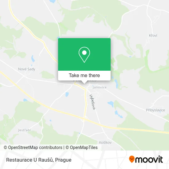 Карта Restaurace U Raušů