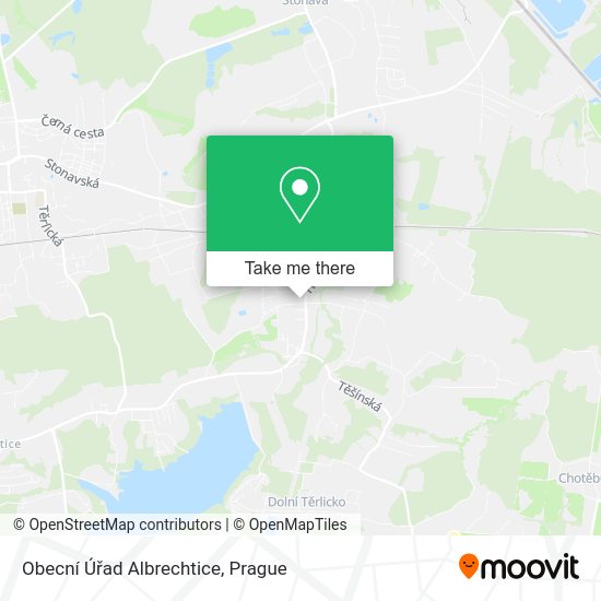 Obecní Úřad Albrechtice map