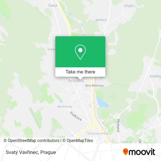 Svatý Vavřinec map
