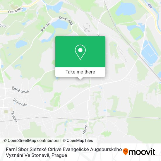 Farní Sbor Slezské Církve Evangelické Augsburského Vyznání Ve Stonavě map