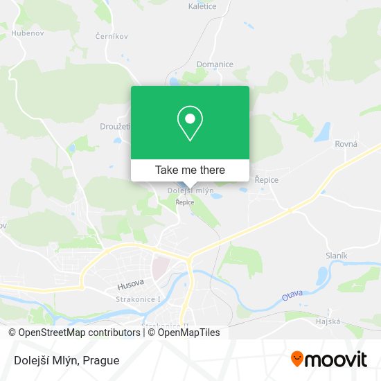 Dolejší Mlýn map