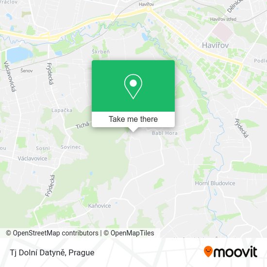 Tj Dolní Datyně map