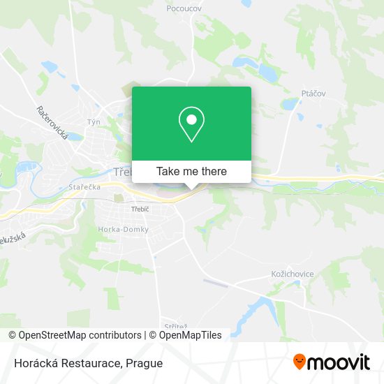 Карта Horácká Restaurace