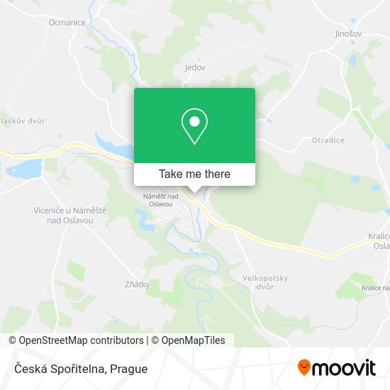 Česká Spořitelna map