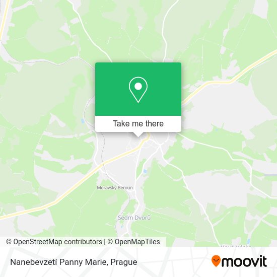 Nanebevzetí Panny Marie map